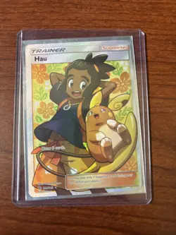 Pokemon Hau Guardians Rising Trainer Full Art Ultra Rare Holo Card 144/145 - Image 1