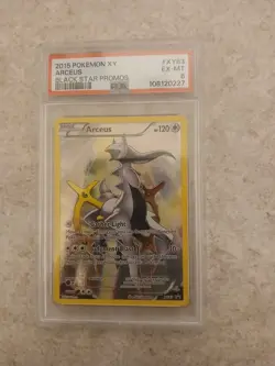 Pokemon TCG Arceus XY Black Star Promo Holo Card 2015 EX-MT PSA 6 - Image 1