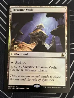 1x Foil Treasure Vault (261) Promos: Prerelease AFR NM MTG Magic x1 MKE - Image 1