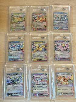 Pokemon Terastal Festival Eevee Evolution Ex 9 Card Set TAG 10 - Image 1