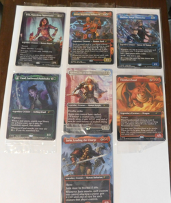 D&D Themed Promo Cards Magic Presents: Spring Flourishes Full Set (7) Sealed MTG - Image 1