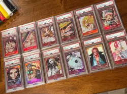 (All PSA 10) One Piece Premium Card Collection Film Red - COMPLETE SET - English - Image 1