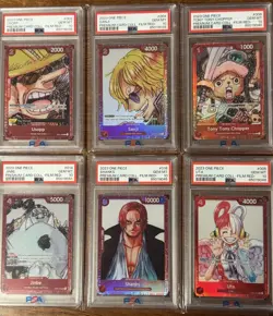 (All PSA 10) One Piece Premium Card Collection Film Red - COMPLETE SET - English - Image 5