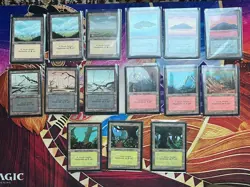 60 German Fbb Basic Lands (15 Playsets) • All Unplayed / 90% are NM • Mtg - Image 1