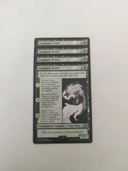 (4) Summon: Fenrir *PLAYSET* Final Fantasy Regular NM MTG - Image 1