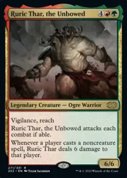 Ruric Thar, the Unbowed Foil Etched Double Masters 2022 Pack Fresh NM MTG - Image 1