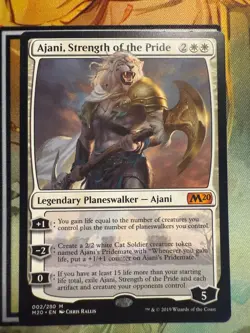 Ajani, Strength of the Pride: Core Set 2020 (Non-Foil), #002 - Image 1
