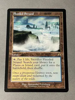 Flooded Strand (Retro Frame) Modern Horizons 3 Regular NM - Image 1