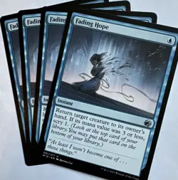 MTG Fading Hope x4 Innistrad: Midnight Hunt NM/M Playset! | Fast Shipping! - Image 1