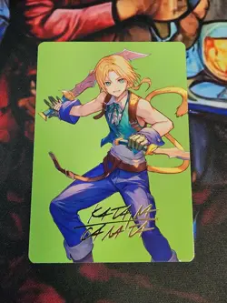 Zidane, Tantalus Thief 49/53 Gold Stamp-MTG- Final Fantasy Art Series - NM - Image 1