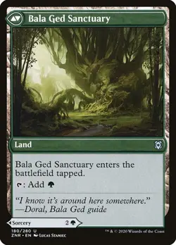 Bala Ged Recovery / Sanctuary 1x FOIL ZNR MTG Zendikar Rising Uncommon MINT grn - Image 2
