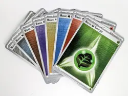 Pokemon TCG: Scarlet and Violet - Tinsel Holo Energy Cards - Set of 8 NM+ - Image 1