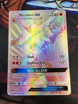 Pokemon TCG Card Blaziken GX (Secret) #170/168 SM - Celestial Storm - Image 1