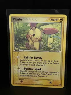 Plusle - 44/107 - Uncommon EX Deoxys Pokemon Lightly Played, English - Image 1