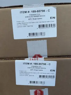 Lot of 2 Pokemon Twilight Masquerade Factory Sealed ETB Cases 20 Total Boxes - Image 3
