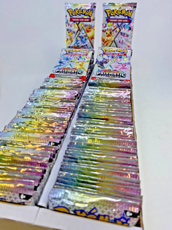 Lot of (200) Pokemon TCG Scarlet Violet SV8.5 Prismatic Evolutions Booster Packs - Image 1