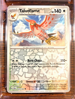 Talonflame Reverse Holo #123 - CGC GEM MINT 10 - SV Stellar Crown - Pokemon TCG - Image 2