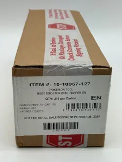 Auction #5 Pokemon TCG ME01 Mega Evolution Enhanced Booster Box SEALED CASE - Image 1