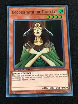 Yugioh Goddess with the third Eye STP5-EN006 Super (NM) - Image 1