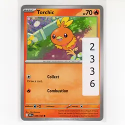 Pokemon TCG Torchic 040/182 SV: Destined Rivals Regular Common Card EN-NM 2025 - Image 3