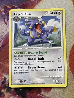 Exploud 28/147 Non Holo Rare Supreme Victors Pokemon Card - Image 1