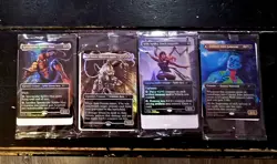 Brand New SEALED Marvel Legends Magic The Gathering Cards - All 4 MTG IN HAND - Image 2
