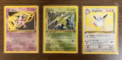 Pokemon TCG Vintage 1st Edition Jungle Card Lot Including 3 Rare Non Holos LP-NM - Image 3