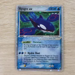 HP DMG Kyogre ex 95/100 EX Crystal Guardians 2006 Ultra Rare Pokemon Card - Image 1