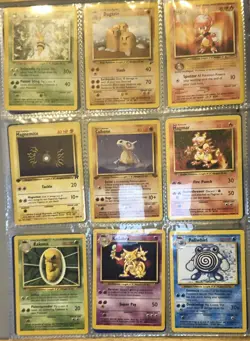 Huge Vintage Pokemon Card Collection Lot Holos Rares 1st Ed WOTC No Duplicates!! - Image 2