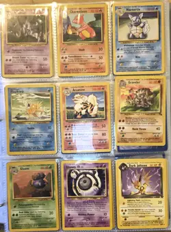 Huge Vintage Pokemon Card Collection Lot Holos Rares 1st Ed WOTC No Duplicates!! - Image 3