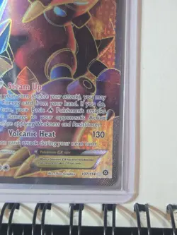 Pokemon TCG Volcanion EX Full Art 2016 Steam Siege, Card 107/114, XY - Image 4