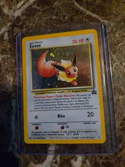 Eevee 11/53 Wotc Black Star Promo Holo #11 Vintage Pokemon Card - Image 4