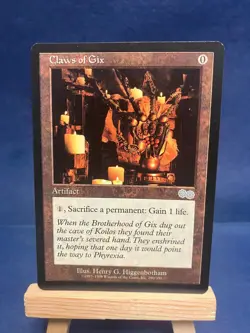 Claws of Gix - Urza's Saga MTG card #290 LP-MP - Image 1