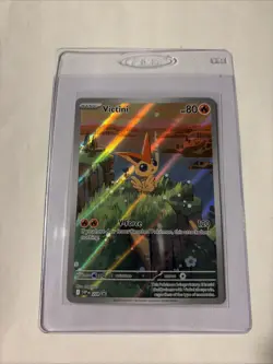 Pokemon TCG Victini Black Bolt & White Flare Promo Card Illustration SVP208 - Image 1