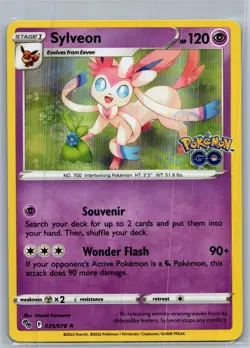 Sylveon - 035/078 - Pokemon Go - Holo - NM/M - Pokemon Card 2 Lot - Image 3