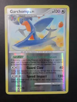 GARCHOMP REVERSE HOLO POKEMON CARD 5/147 SUPREME VICTORS NEVER PLAYED NM- - Image 1