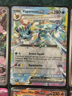 POKEMON MEGA EVOLUTIONS LUCARIO EX CHARIZARD EX ILLUSTRATION RARE GADED CARD LOT - Image 4