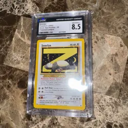 CGC 8.5 MINT Snorlax Z # 49 WOTC Black Star Promo Pokemon Card - Image 1
