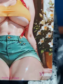 1/1 Only 1 Made Misty Flowers Pokemon NSFW Lonestar Customs Waifu Card - Image 4