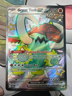 Pokemon Card - Great Tusk ex SVP 072 - Scarlet & Violet Promo - Image 1