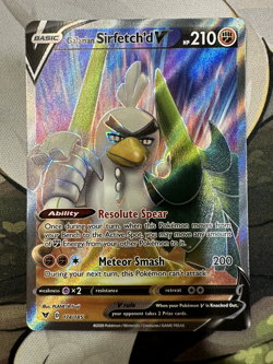 Pokemon Card - Galarian Sirfetch'd V 174/185 Full Art - Vivid Voltage - Image 1