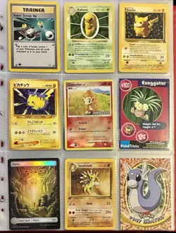 Vintage Pokemon Card Collection - No Binder Lot 5 Pages - Holo - Modern LP/NM - Image 3