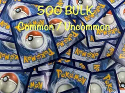 Pokemon Bulk Cards - Pokemon TCG Bulk Lots of 500 Cards Each - Collection Start - Image 1