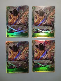 X4 One Piece Card Game TCG PRB02 Cavendish EB01-012 SR M/NM Condition - Image 1