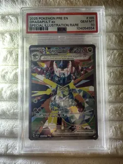 2025 PSA 10 Pokemon SVP EN Prismatic Evolutions Dragapult ex SIR 165/131 card - Image 1