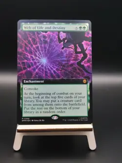 Web of Life and Destiny (Extended Art Foil) #122 - Mythic - Marvel's Spider-Man - Image 1