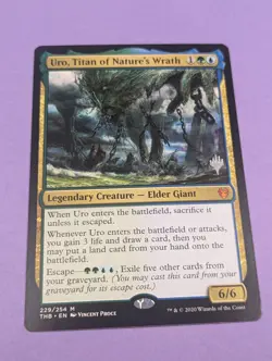 MTG: Theros Beyond Death Promos: Uro, Titan of Nature's Wrath #229/254 Mythic LP - Image 1
