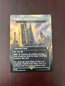 MTG Kor Haven / Osgiliath, Fallen Capital - LTC (Foil, Borderless) - Image 1