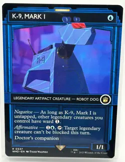 K-9, Mark I (Showcase) Magic the Gathering MTG Doctor Who REGULAR (0537) NM - Image 1