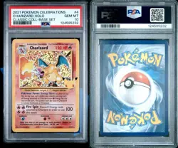 Pokemon Charizard Celebrations 4/102 Classic Holo Rare PSA 10 GEM MINT - Image 3